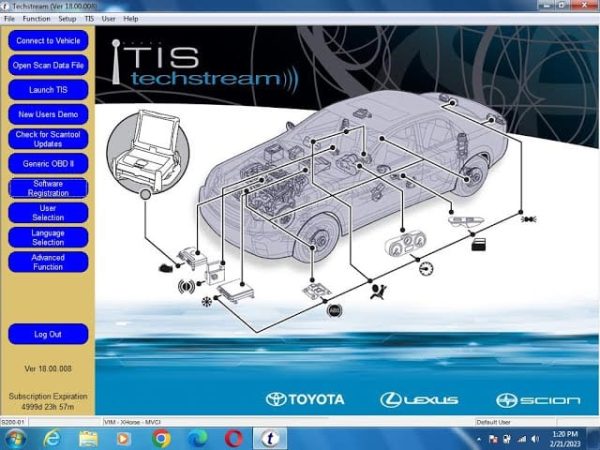 TOYOTA TECHSTREAM V18.00.008