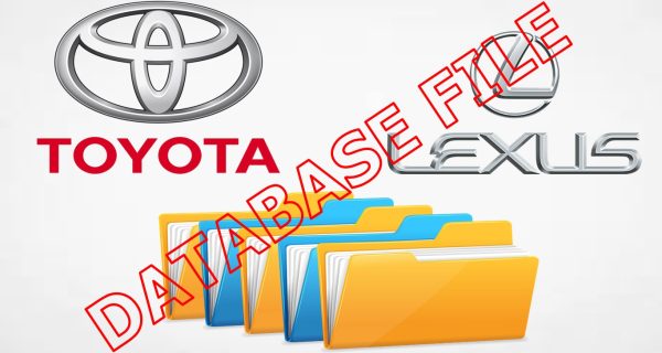 DATABASE ORIGINAL FILE FOR TOYOTA LEXUES