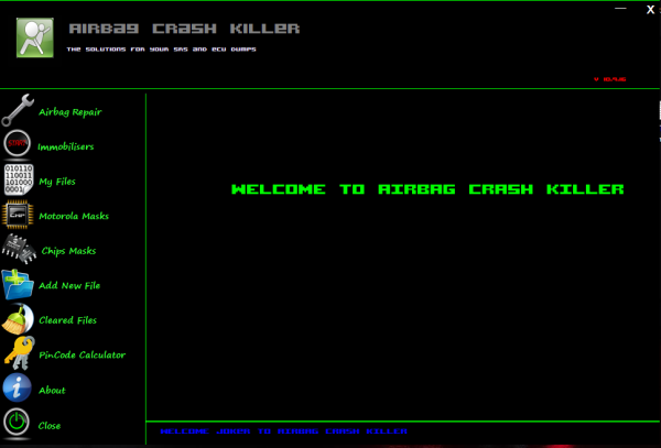 SOFTWARE AIRBAG CRASH KILLER V10.9.16
