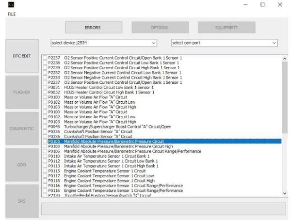 Software Toyota / Lexus DTC Firmware Editor English Version